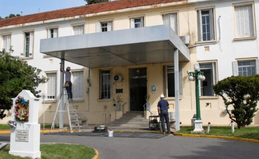 Hospital Tornú durante las nuevas obras de modernización de la Guardia, el Laboratorio y el área de Salud Mental.