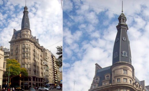 «La cúpula centenaria de Callao y Lavalle, hoy parte del Sanatorio Anchorena del Callao, abrirá al público durante Open House Buenos Aires tras su restauración».