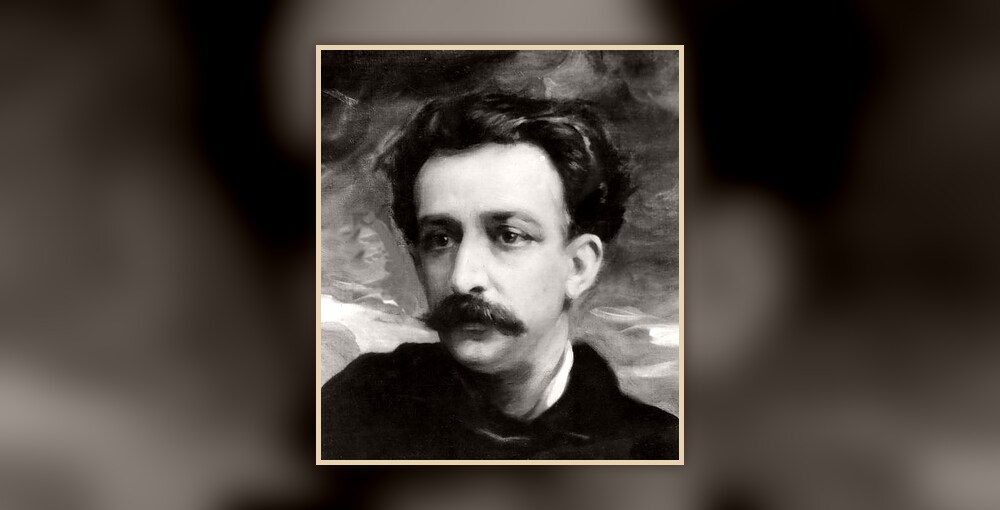 Retrato histórico de José Manuel Estrada, educador argentino recordado cada 17 de septiembre en el Día del Profesor.
