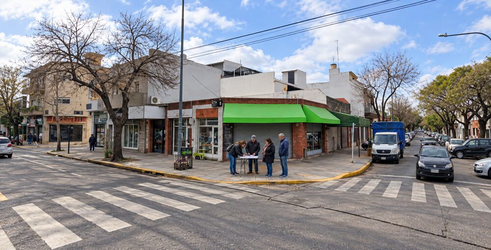 Vecinos reúnen firmas para solicitar que la Ciudad evalúe la instalación de un semáforo en la esquina de Lope de Vega y Melincué.