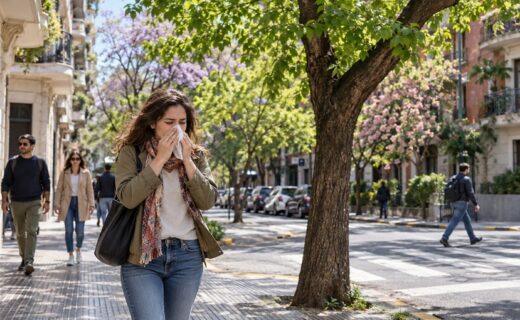 La nota explica por qué aumentan las alergias por el polen durante la primavera en CABA, cuáles son los árboles frecuentes y dónde recibir atención médica.