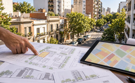 Consulta de planos y un mapa de parcelas para conocer la zonificación, los usos y la capacidad constructiva de una propiedad en CABA.
