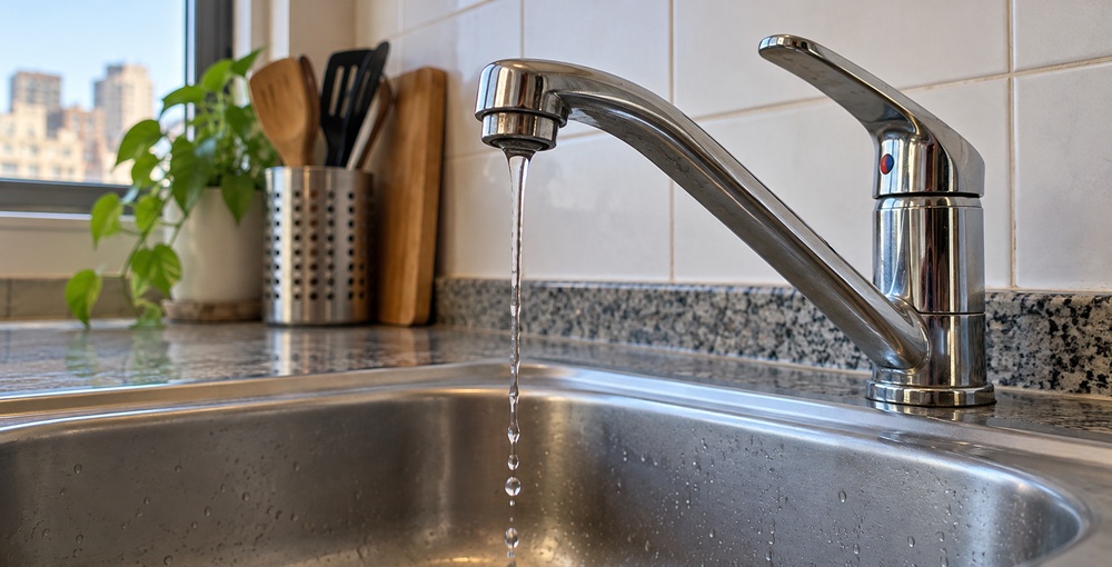AySA advierte por baja presión y posibles cortes de agua en sectores de 15 barrios porteños debido a la renovación de dos grandes válvulas.