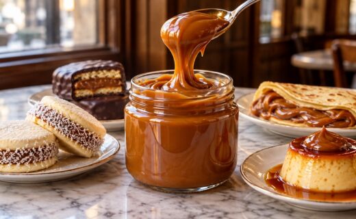 Día Mundial del Dulce de Leche, un recorrido por su historia y su presencia en alfajores, panqueques y postres clásicos de la mesa porteña.