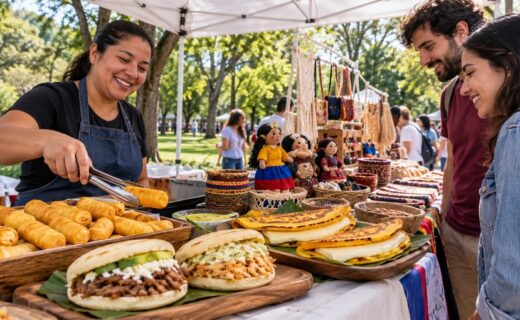 La Feria Migrante llega a Parque Chacabuco con gastronomía venezolana, arepas, tequeños, cachapas y artesanías, en un encuentro con entrada gratuita.