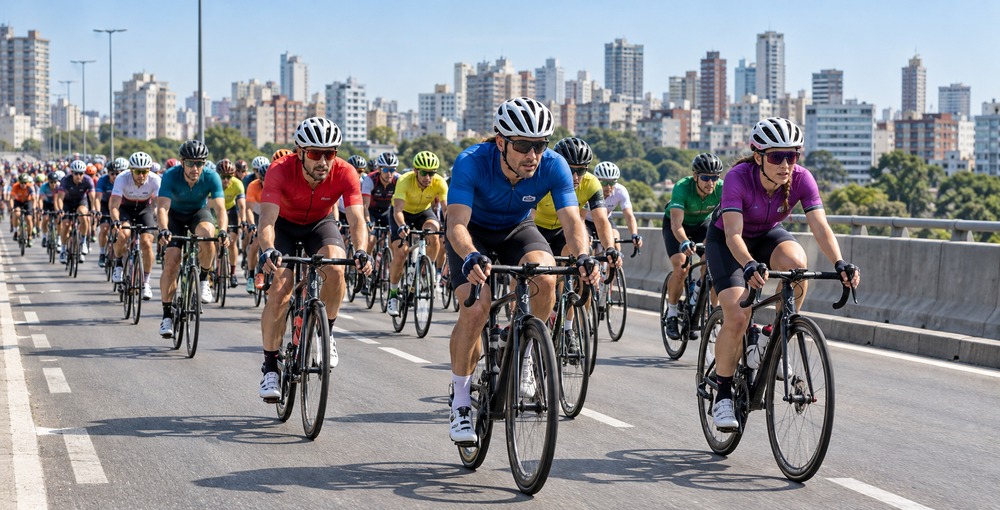 El Gran Fondo Buenos Aires reunirá a más de 3.500 ciclistas el 11 de octubre, con dos circuitos y cortes de tránsito en avenidas y autopistas de CABA.