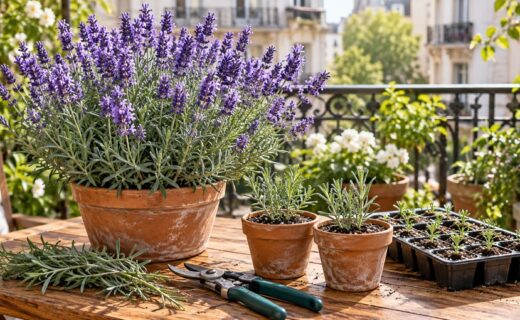 Multiplicar la lavanda en casa para sumar plantas aromáticas, perfume y color al balcón porteño.