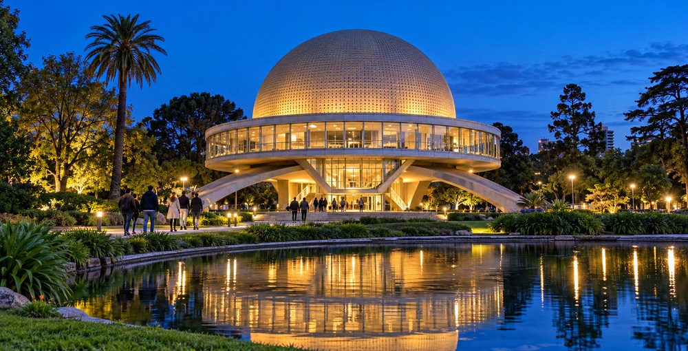 Madre noche reúne música popular argentina, divulgación astronómica y proyecciones inmersivas bajo la cúpula del Planetario Galileo Galilei, en Palermo.