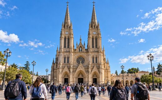 La peregrinación a Luján reúne a los fieles en el santuario bonaerense y renueva la devoción a la Virgen, patrona de la Argentina, cuya historia comenzó en 1630.