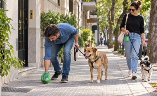 Recoger las heces de los perros en las veredas de Buenos Aires forma parte de la tenencia responsable y contribuye a proteger la higiene, la salud y la convivencia entre vecinos.