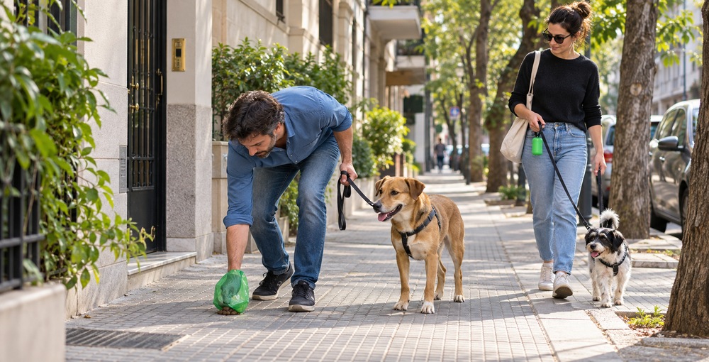 Recoger las heces de los perros en las veredas de Buenos Aires forma parte de la tenencia responsable y contribuye a proteger la higiene, la salud y la convivencia entre vecinos.